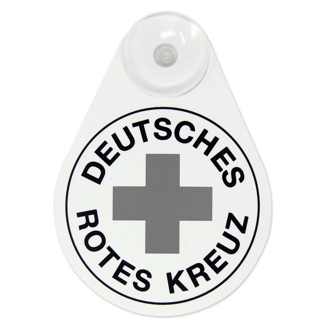 DRK Schild mit Saugnapf