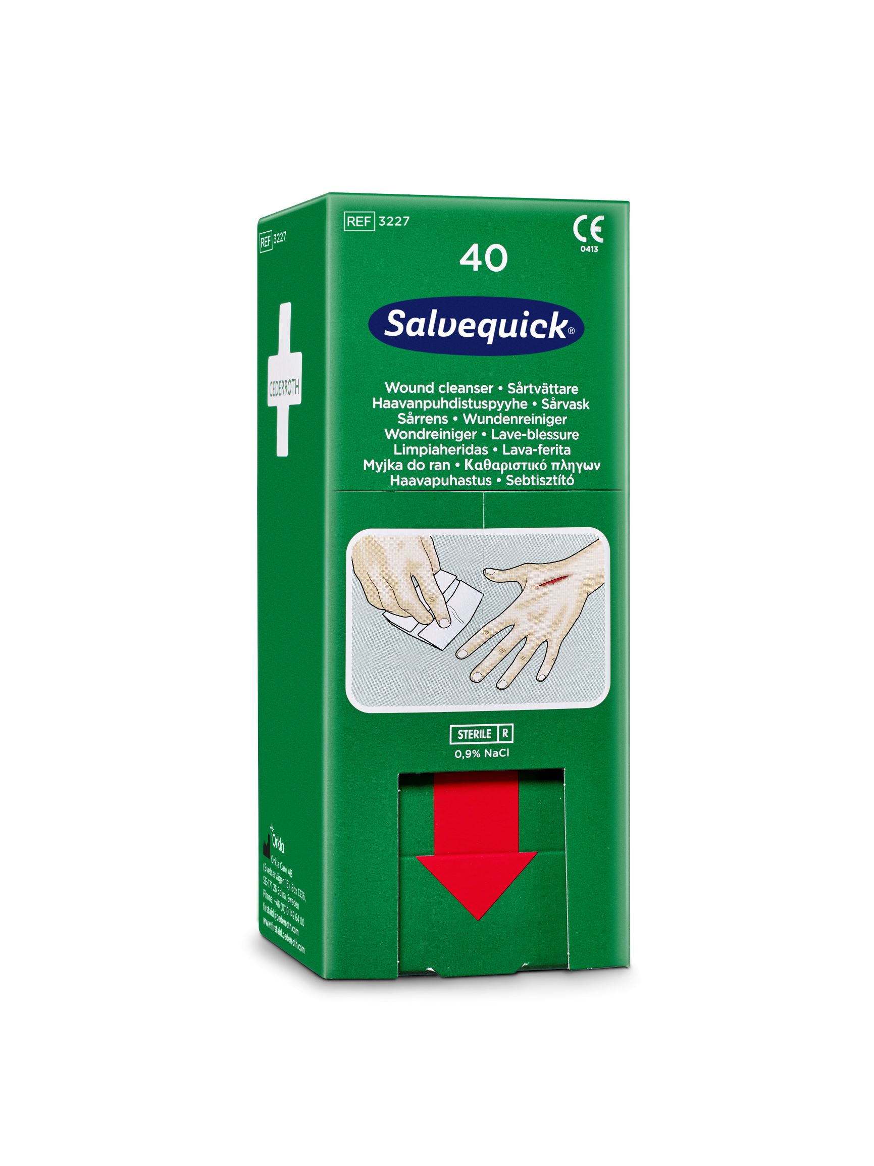 CEDERROTH Savett Wundreiniger - Nachfüllpackung 40 Tücher CEDERROTH Savett Wundreiniger - Nachfüllpackung 40 Tücher