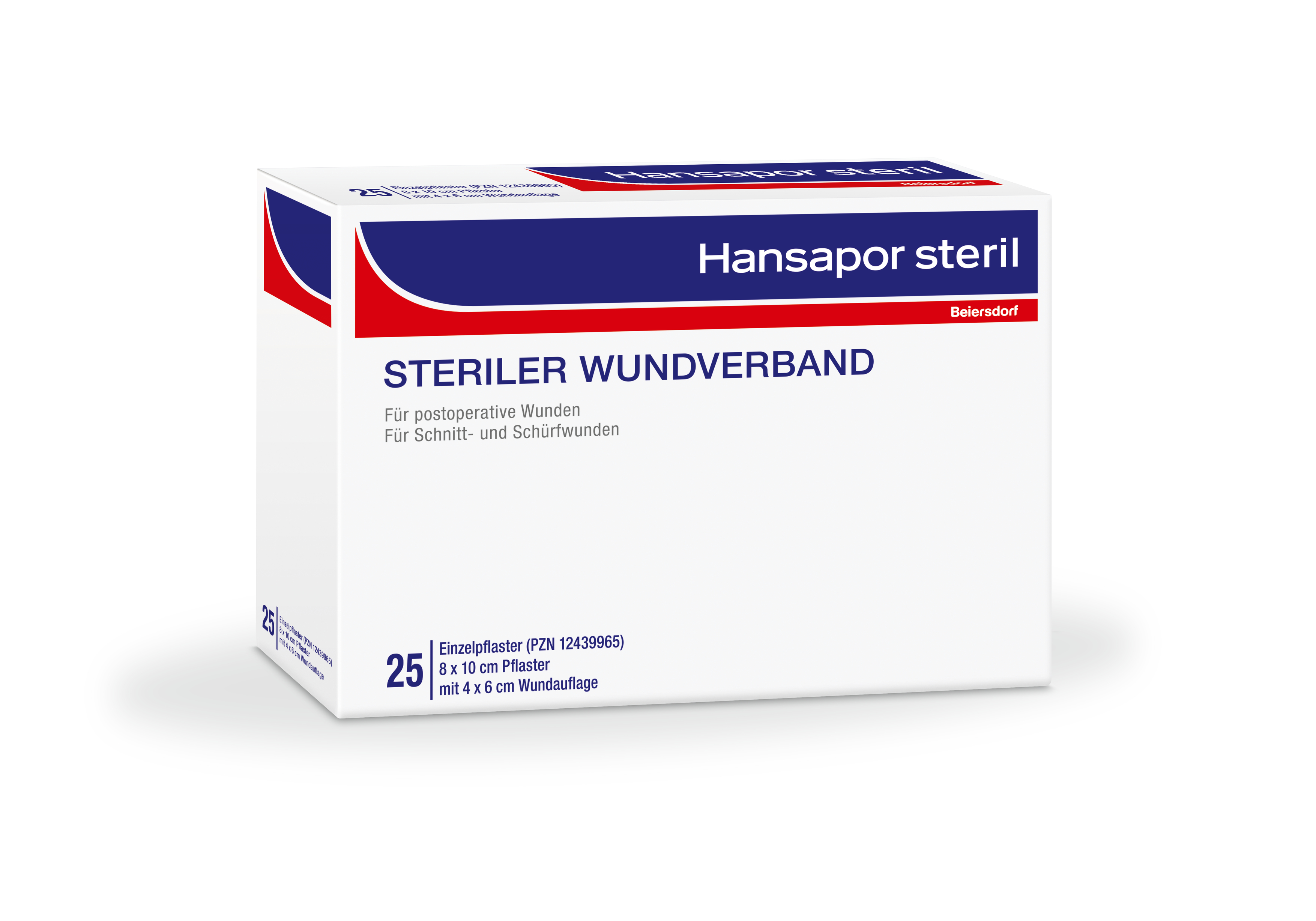 Hansapor Steril Wundverband 25er Packung, 8 x 10cm