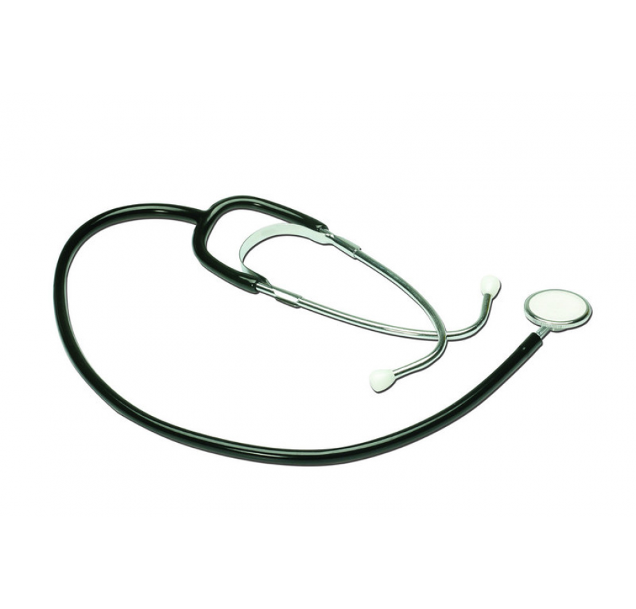 Flachkopf-Stethoskop für Kinder (Standard) in schwarz