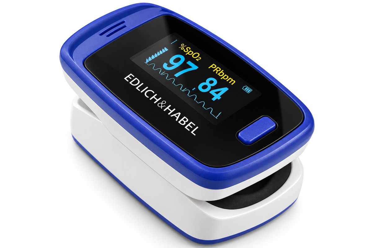 Fingerpulsoximeter EDHA10381-1 in dunkelblau