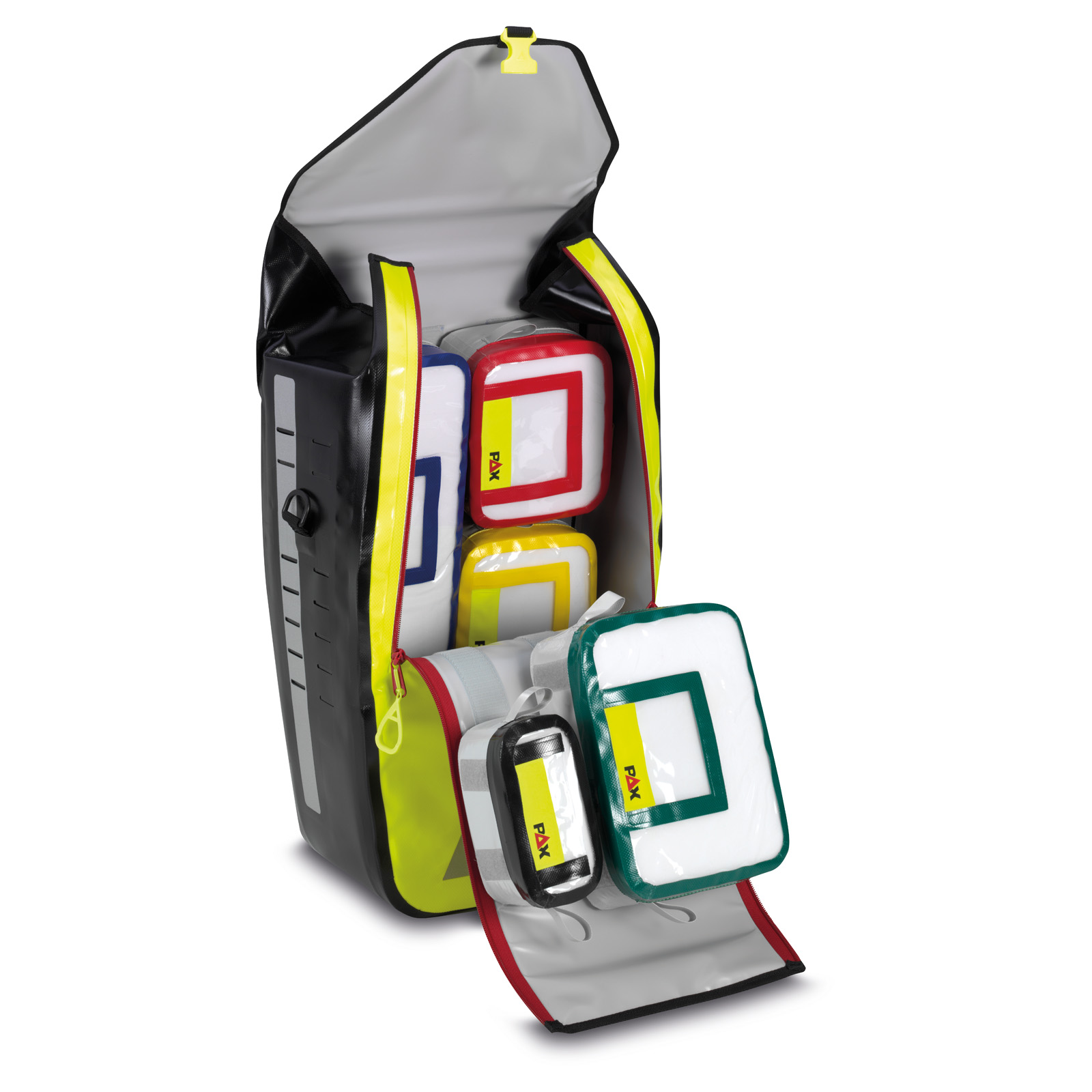 Fahrradtasche L, PAX-Tec + in tagesleuchtgelb Fahrradtasche L, PAX-Tec + in tagesleuchtgelb