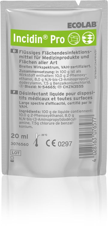 Incidin® Pro Dosierbeutel 20 ml - Karton à 400 x 20 ml