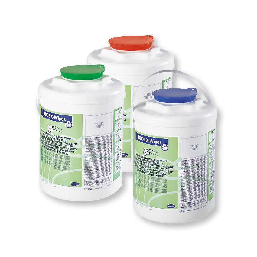 BODE X-Wipes Spender mit blauem Deckel BODE X-Wipes Spender mit blauem Deckel