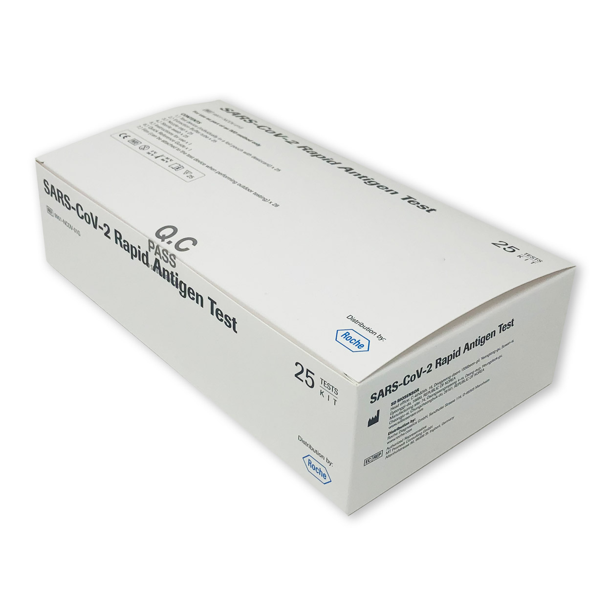 Roche Rachen- und Nasen-Abstrich-Test für medizinisches Personal - Corona Antigen-Schnelltest - Packung á 25 Stück Roche Rachen- und Nasen-Abstrich-Test für medizinisches Personal - Corona Antigen-Schnelltest - Packung á 25 Stück