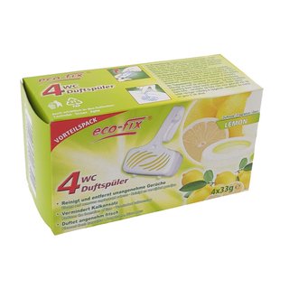 eco-fix WC Duftspüler Lemon - Packung à 4 Stück