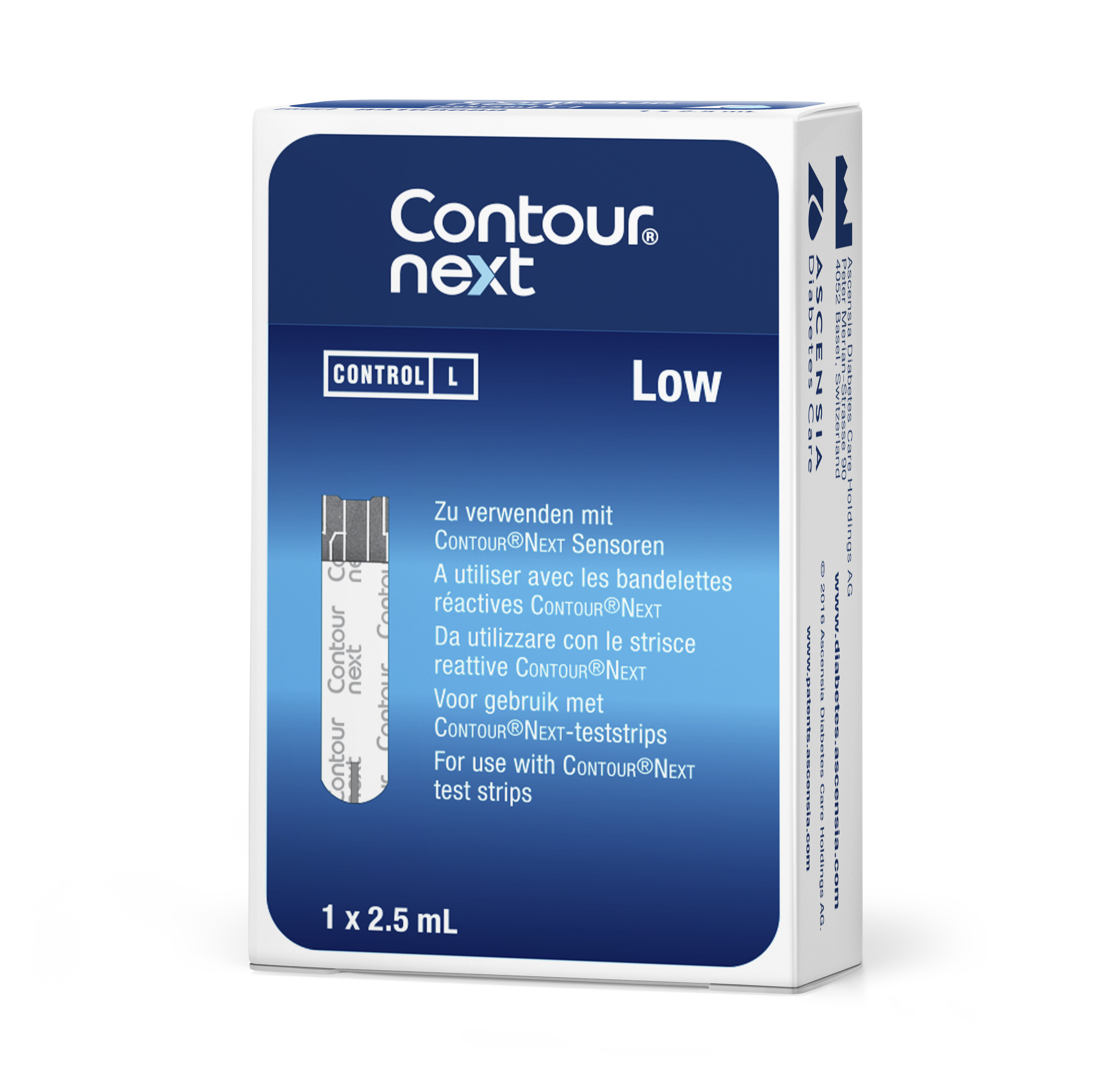 Kontrolllösung Contour next niedrig (1 x 2,5 ml) 