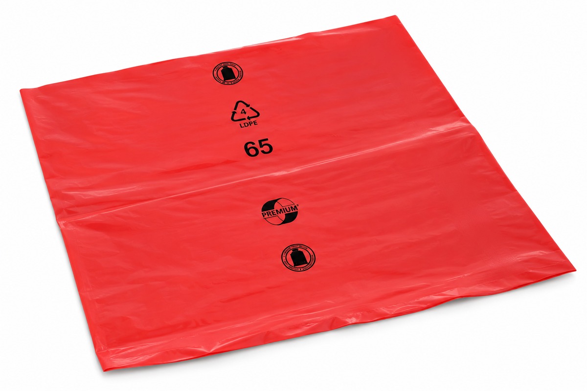 Abfallsack Premium Infektionswäsche rot