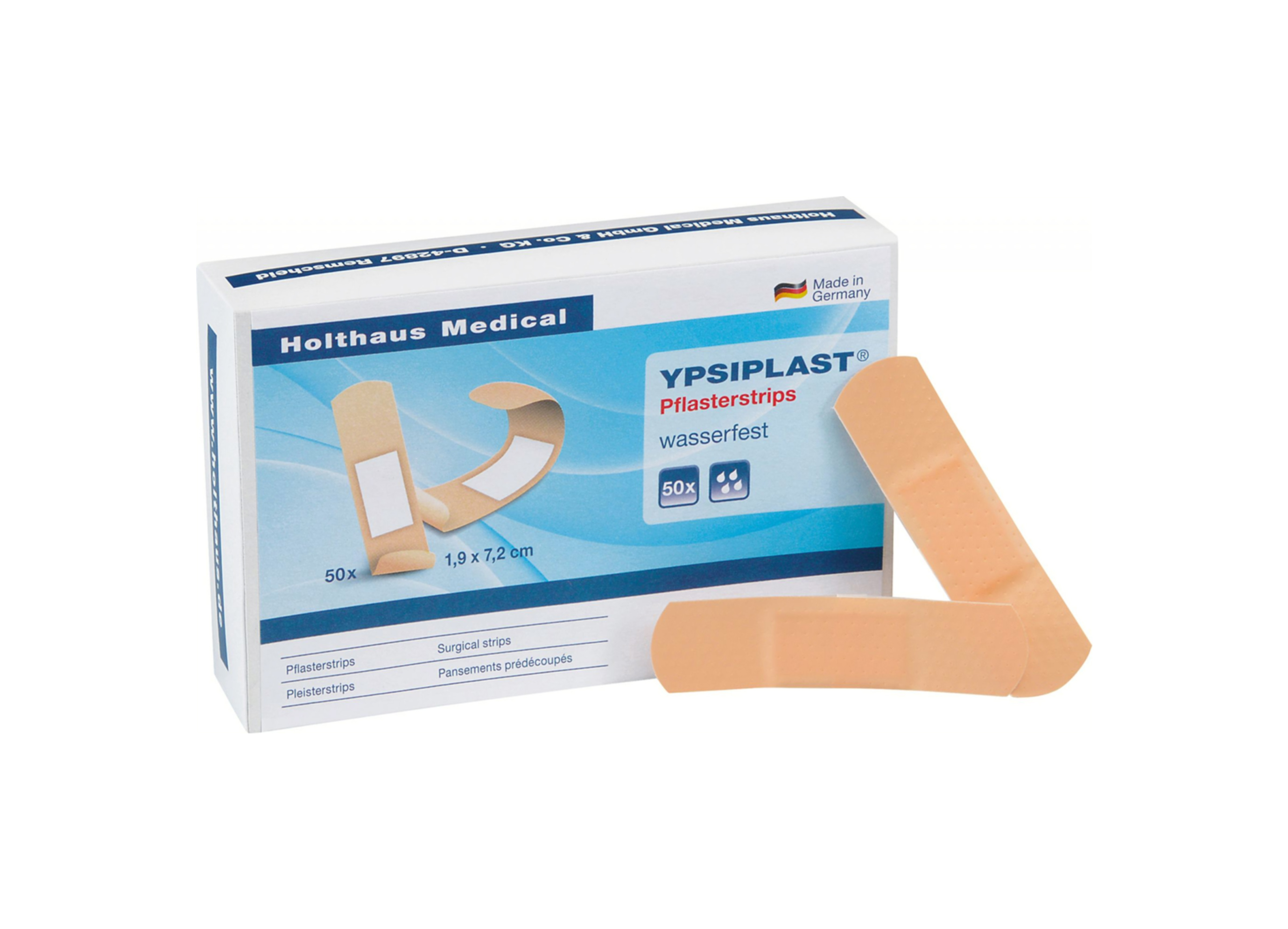 YPSIPLAST Wundpflasterstrips, wasserfest, 3 Sorten YPSIPLAST Wundpflasterstrips, wasserfest, 3 Sorten