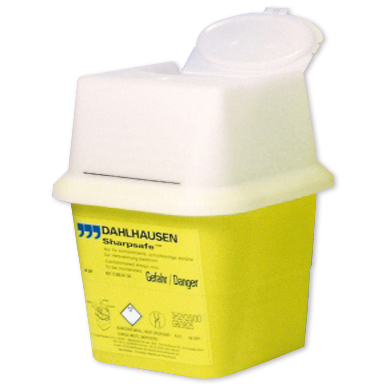 Abwurfbehälter Sharpsafe, 2,0 Liter, Maße: 177 x 197 x 126 mm 