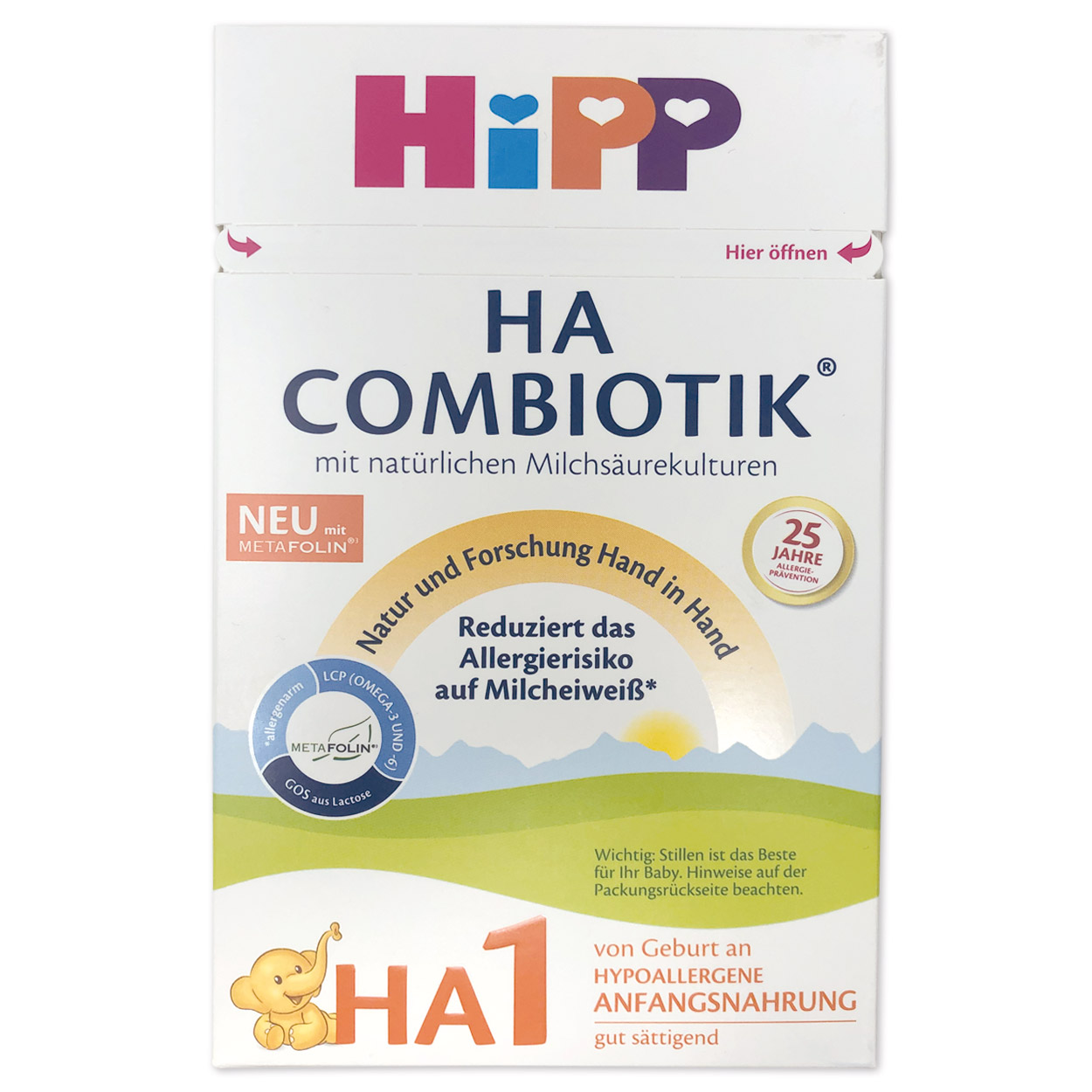 HiPP HA 1 COMBIOTIK® Milchnahrung 600 g - Karton à 4 Stück HiPP HA 1 COMBIOTIK® Milchnahrung 600 g - Karton à 4 Stück