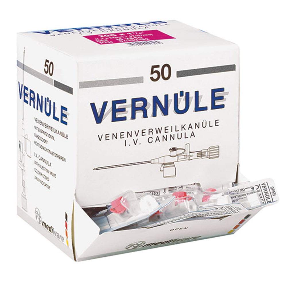 Venenverweilkanüle 22G x 1 | 25 x 0,9 mm | blau