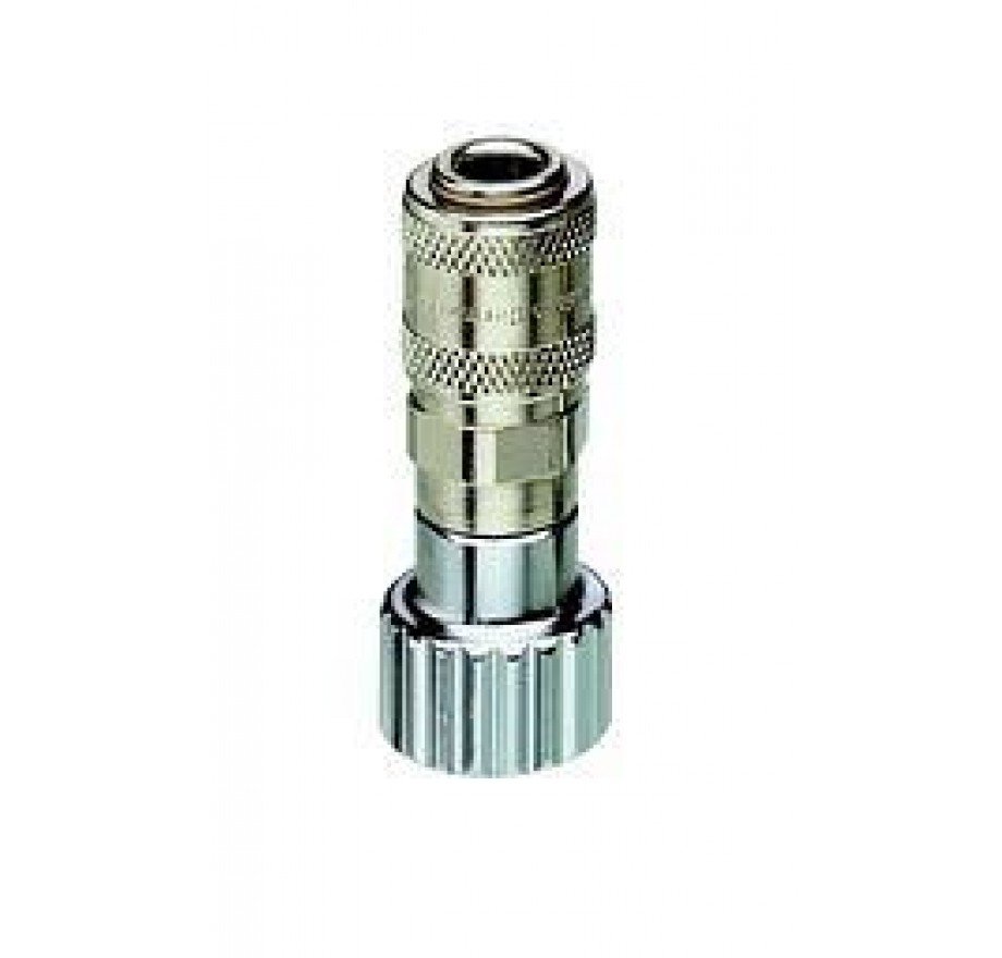 Adapter mit G 3/8-Innengewinde und Sauerstoff- Schnellkupplung Typ Walther Adapter mit G 3/8-Innengewinde und Sauerstoff- Schnellkupplung Typ Walther