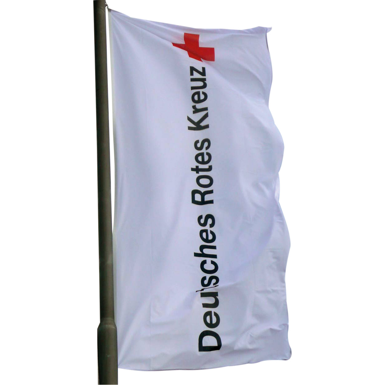 DRK-Flagge/Fahne mit DRK - Langlogo