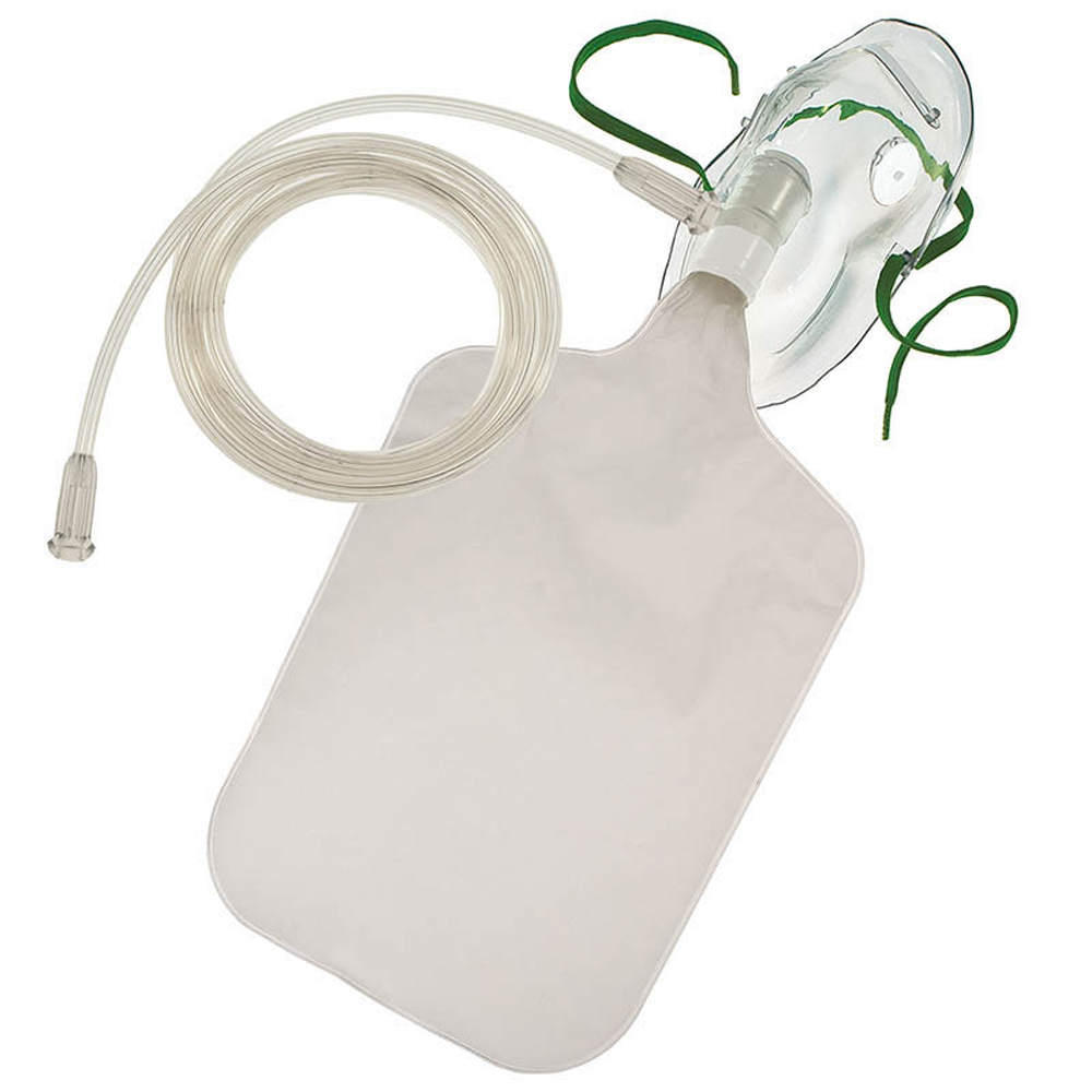 O₂-Maske für Erwachsene mit 2,1 m Schlauch