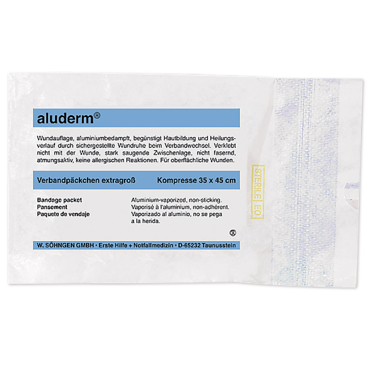 aluderm® Verbandpäckchen extragroß