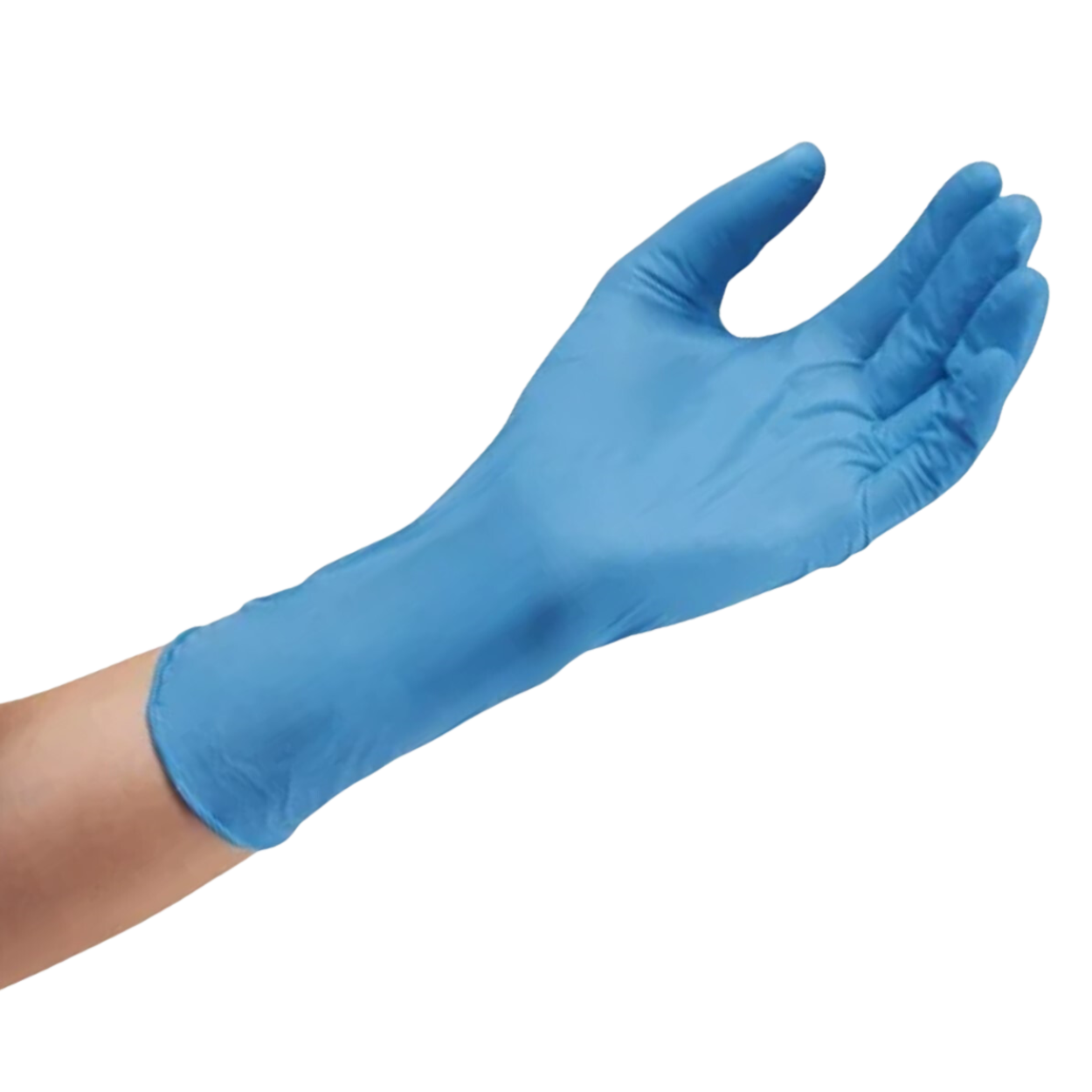 Hartmann Peha-soft nitrile guard powderfree Untersuchungshandschuhe Stulpe extra lang