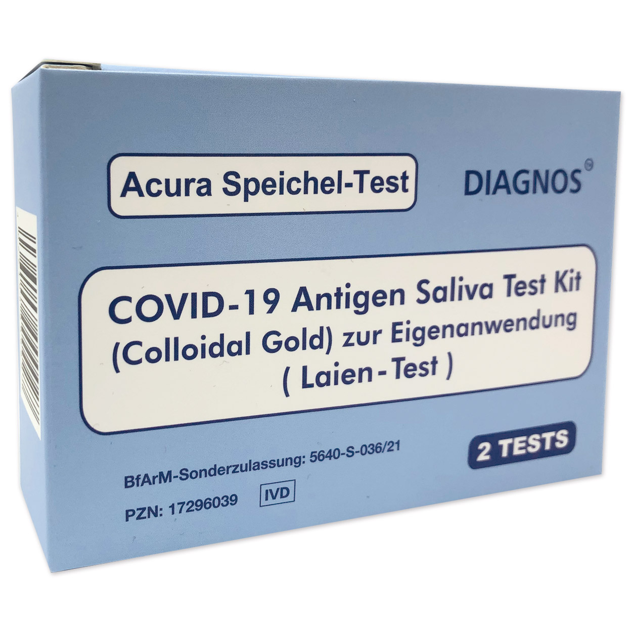 Acura Spucktest für Laien - Corona Antigen Schnelltest - Packung à 2 Stück Acura Spucktest für Laien - Corona Antigen Schnelltest - Packung à 2 Stück