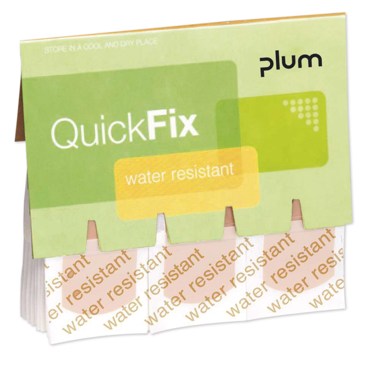 Water Resistant Refill mit 45 Pflastern für Pflasterspender QuickFix