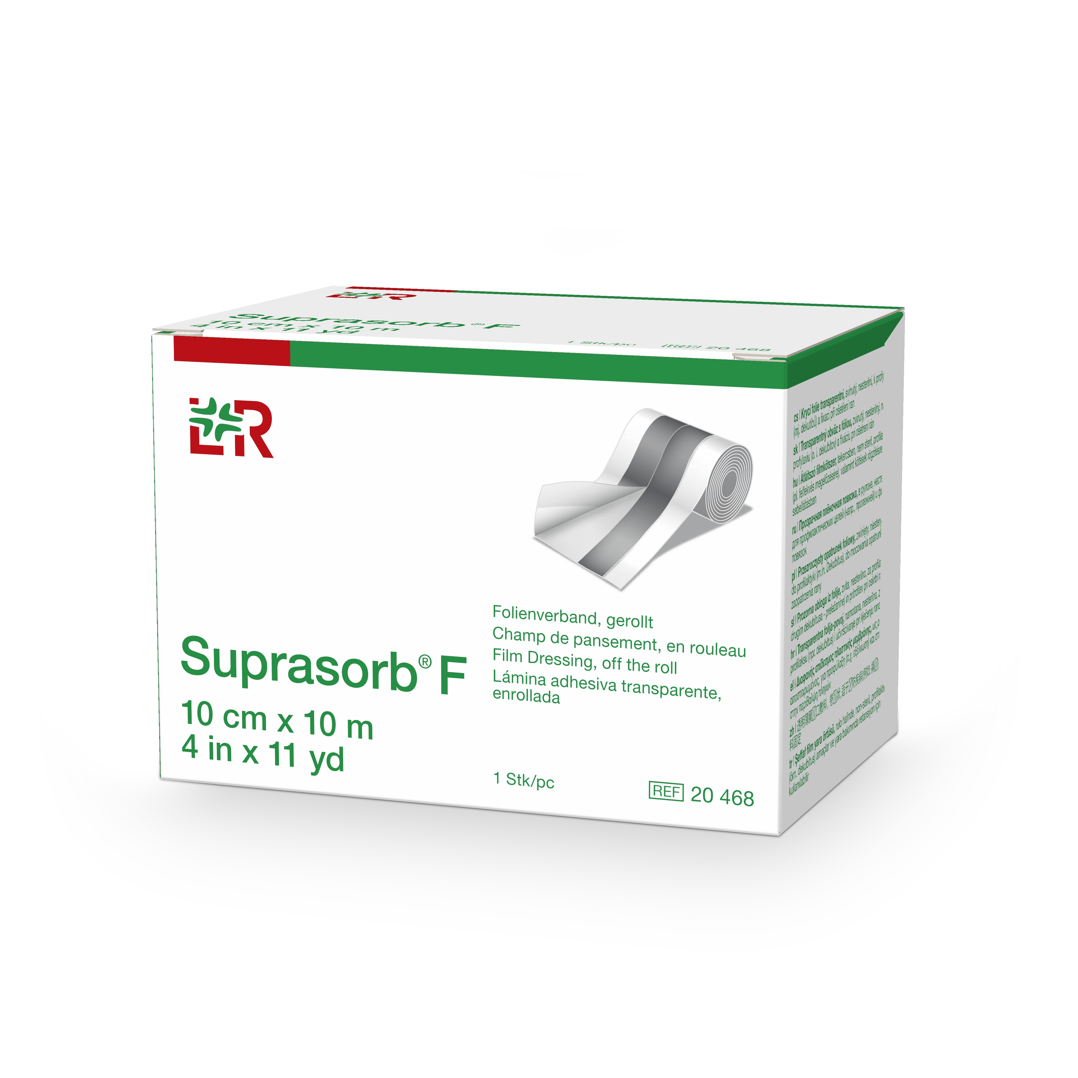 Suprasorb® F - Folien Wundverband 10 cm x 10 m