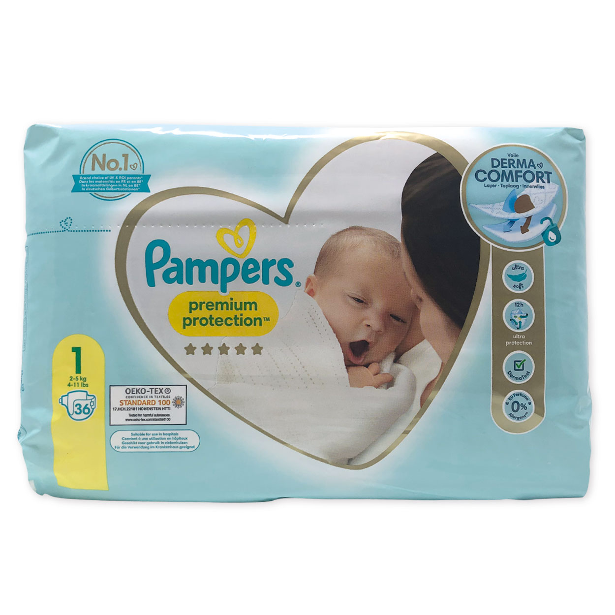 Pampers Größe 1 - 2-5 kg (New Born ) - Packung à 36 Windeln