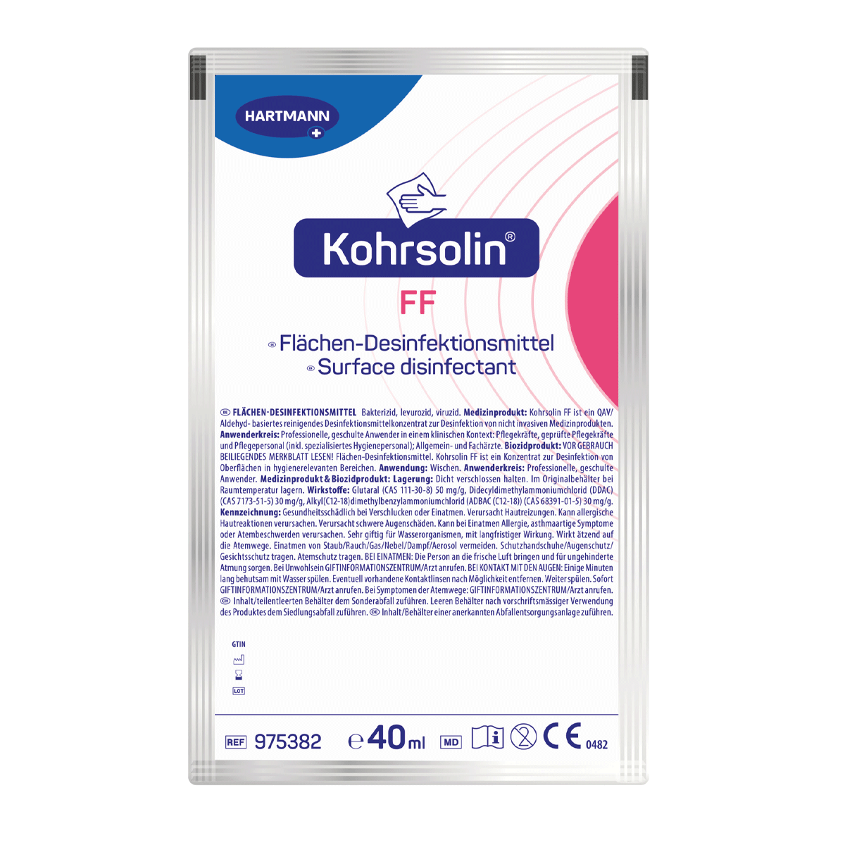 Kohrsolin® FF, 40 ml-Beutel - Packung à 125 Stück