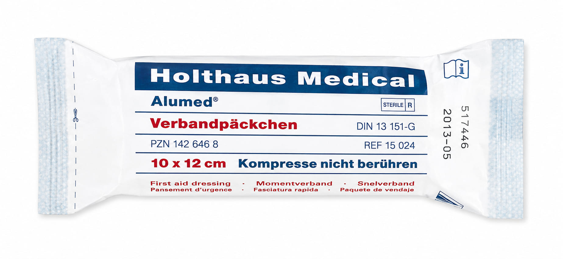 Alumed Verbandpäckchen 10 x 12 cm
