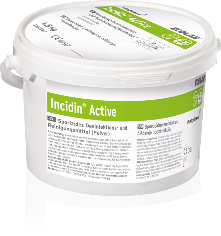 Incidin Active 1,5 kg Eimer, Flächendesinfektion