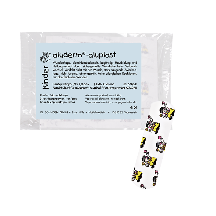 aluderm®-aluplast Nachfüllset Spender Kinderpfaster 25 Stück aluderm®-aluplast Nachfüllset Spender Kinderpfaster 25 Stück