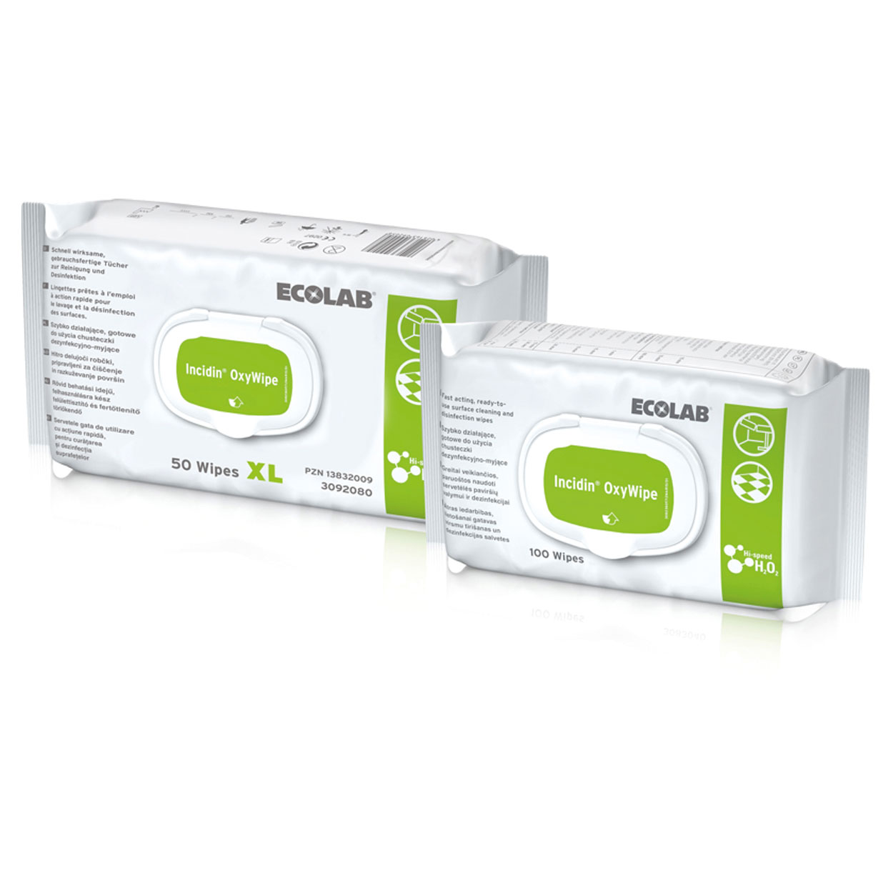 Incidin OxyWipe Desinfektionstücher - Packung à 100 Stück Incidin OxyWipe Desinfektionstücher - Packung à 100 Stück