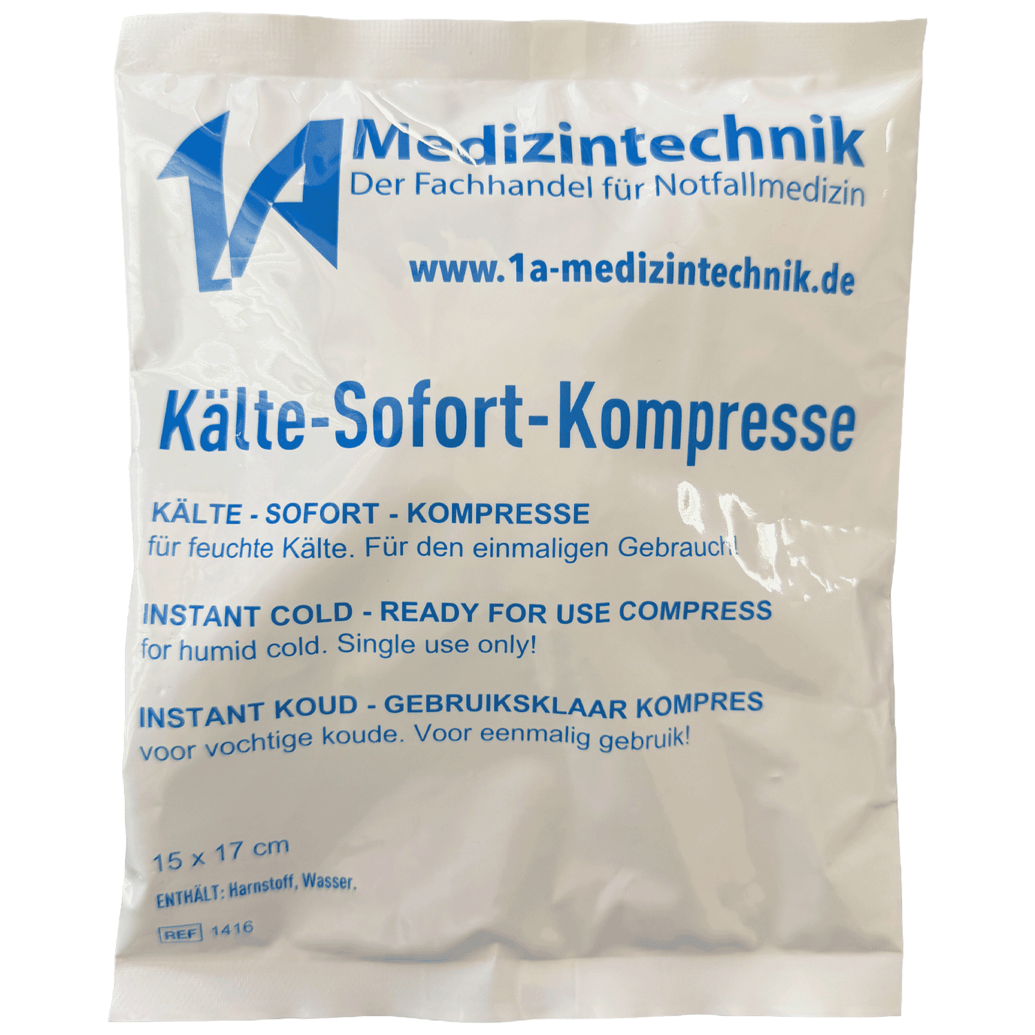 Kälte-Sofort-Kompresse 15 x17 cm weiß