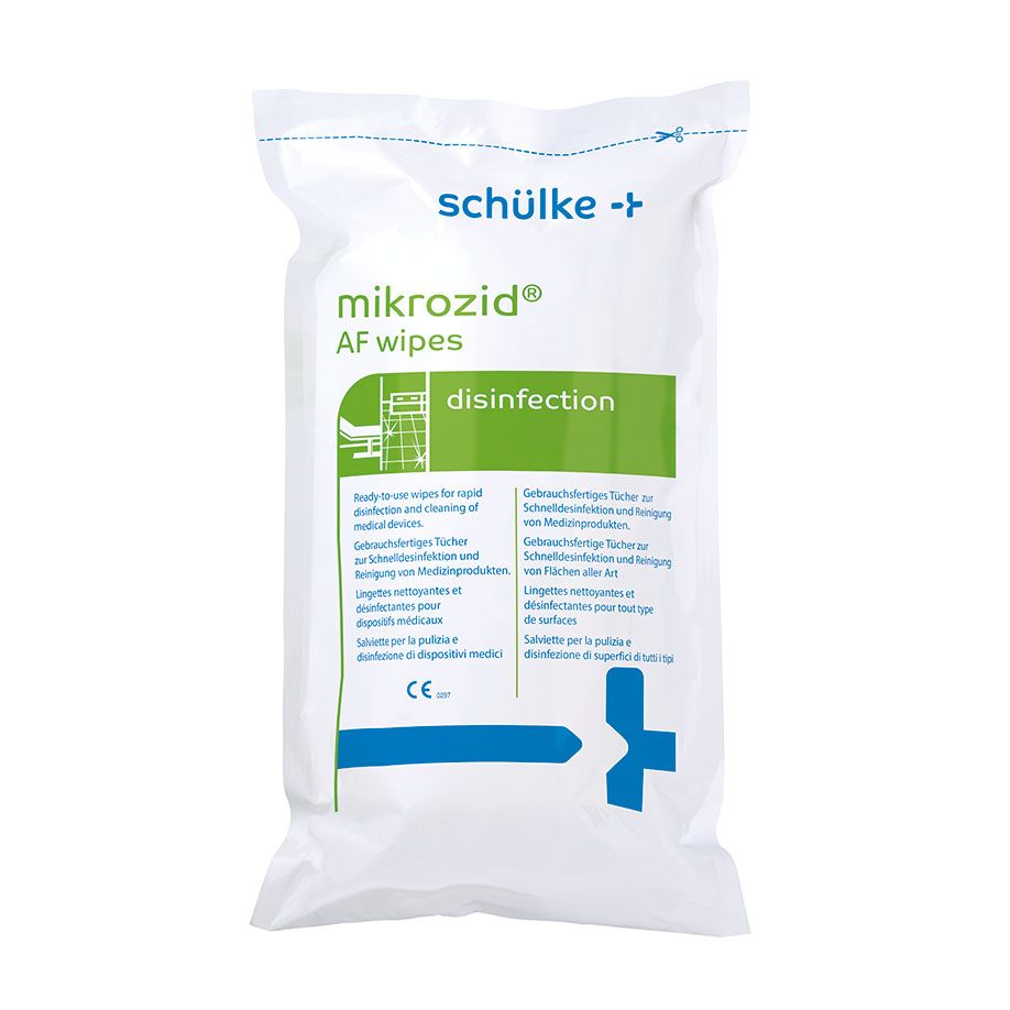 mikrozid® AF wipes Desinfektionstücher - Karton à 20 Nachfüllbeutel