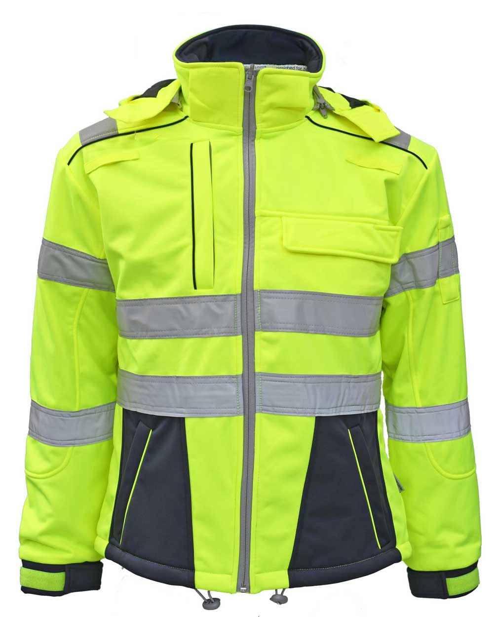 Softshelljacke Dynamic marineblau/neongelb Softshelljacke Dynamic marineblau/neongelb