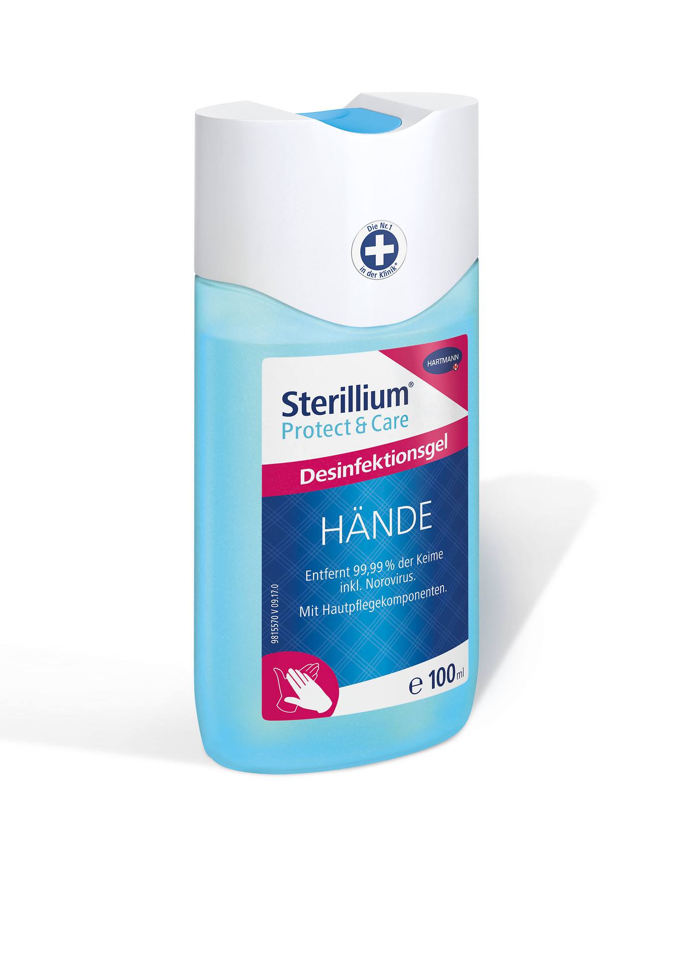 Sterillium® Protect & Care Desinfektionsgel, 100 ml-Flasche