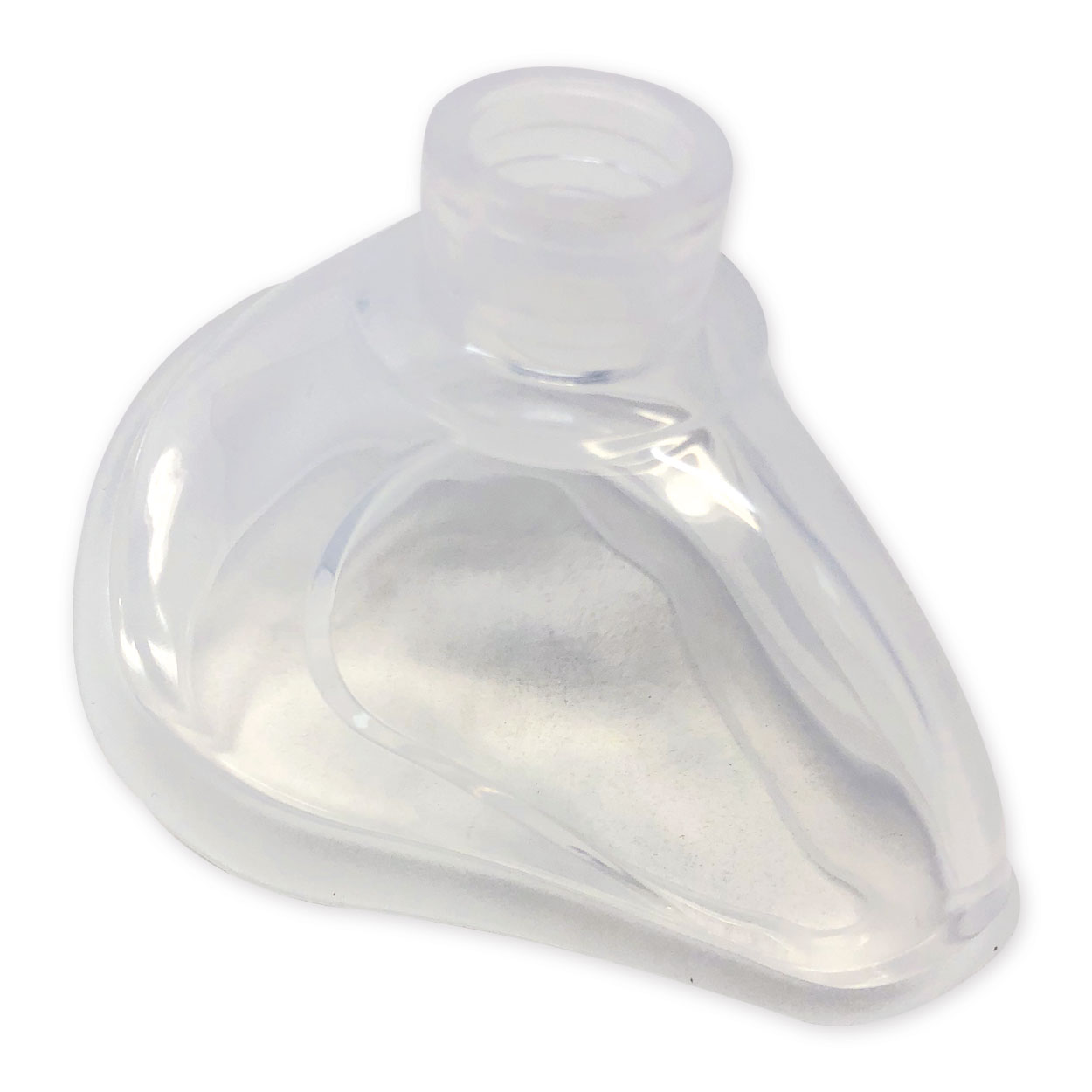 CPAP-/NIV-Mehrwegmaske aus Silikon, Größe L (großer Erwachsener) CPAP-/NIV-Mehrwegmaske aus Silikon, Größe L (großer Erwachsener)