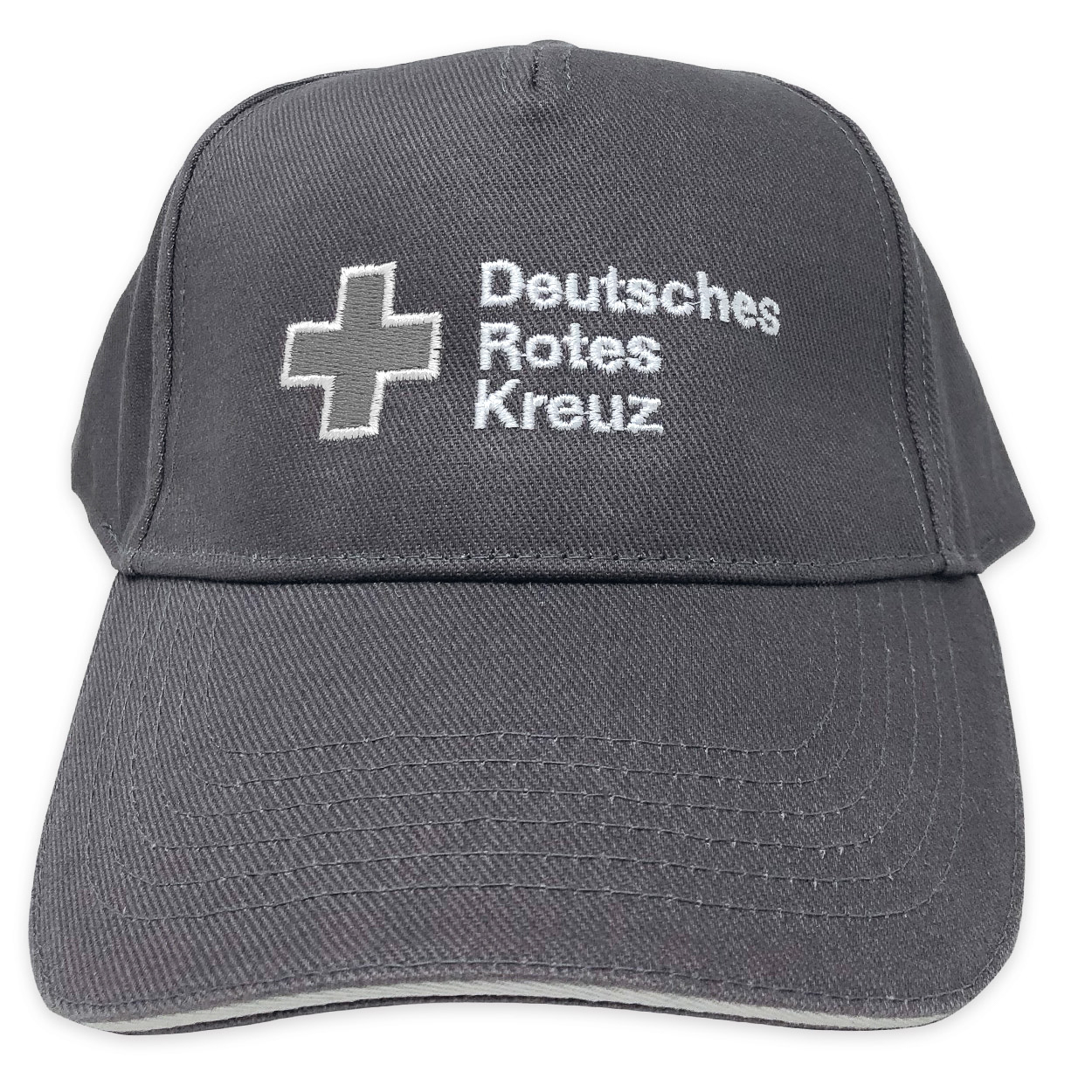 Baseball-Cap grau mit DRK Kompaktlogo