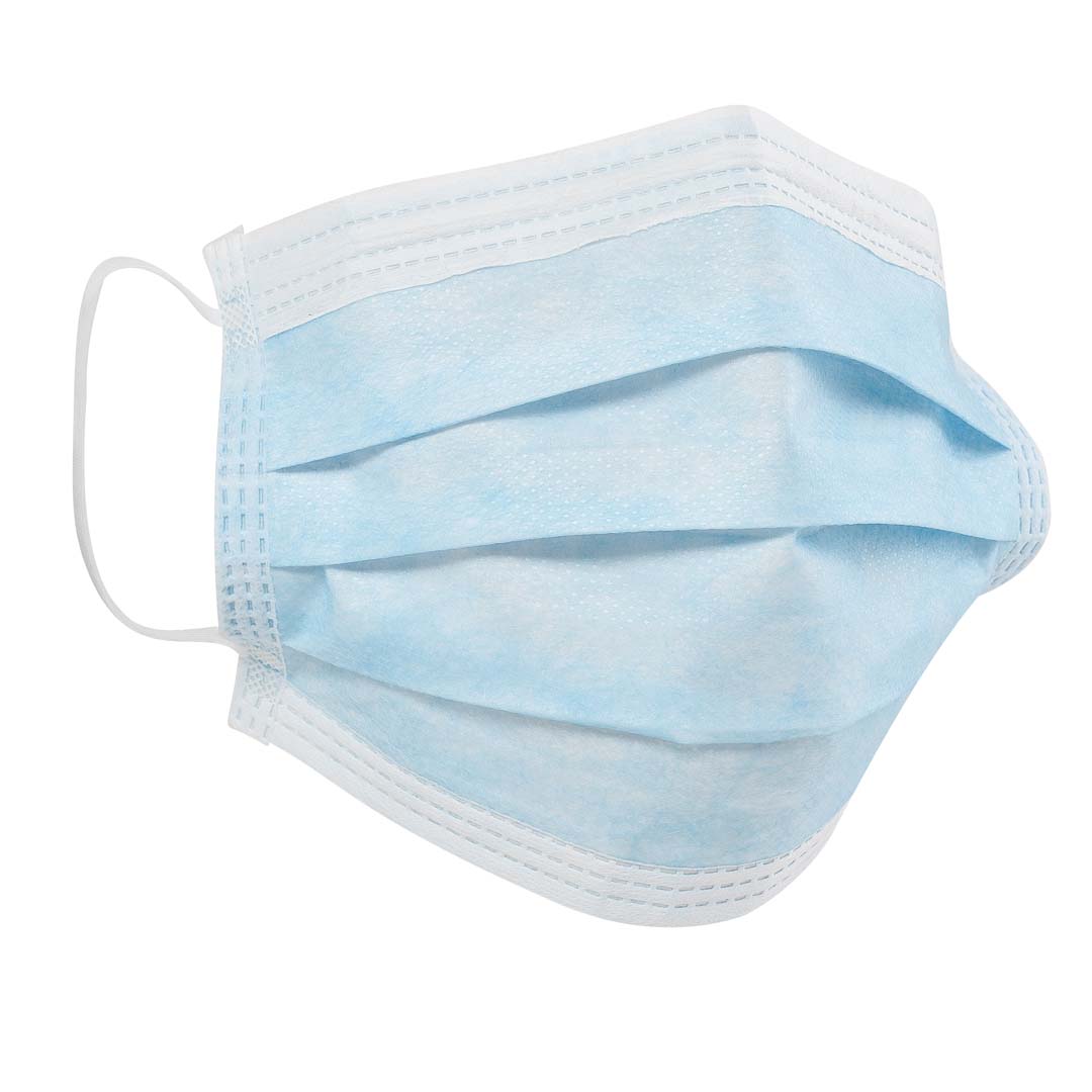 Chirurgische Maske mit Gummi, grün, Packung à 50 Stück Chirurgische Maske mit Gummi, grün, Packung à 50 Stück