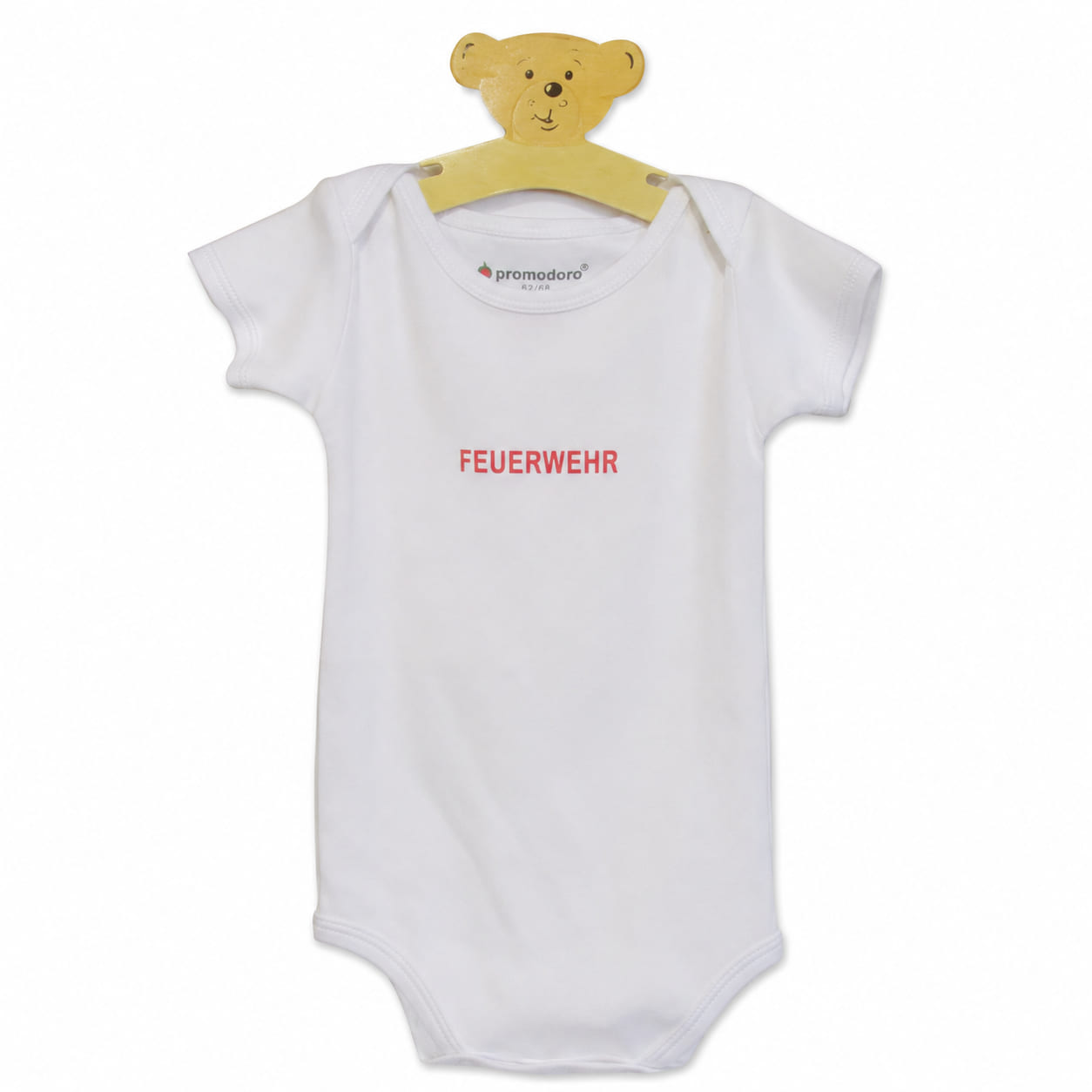 Baby Strampler, Feuerwehr, weiß, Gr. 74/80