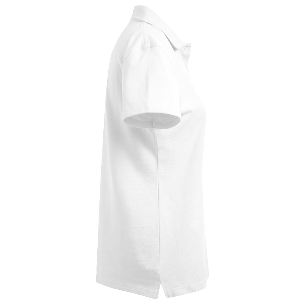 DRK Damen Poloshirt weiß Logo Stick 100% Baumwolle