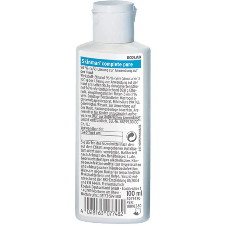 Skinman® complete pure Händedesinfektion 100 ml