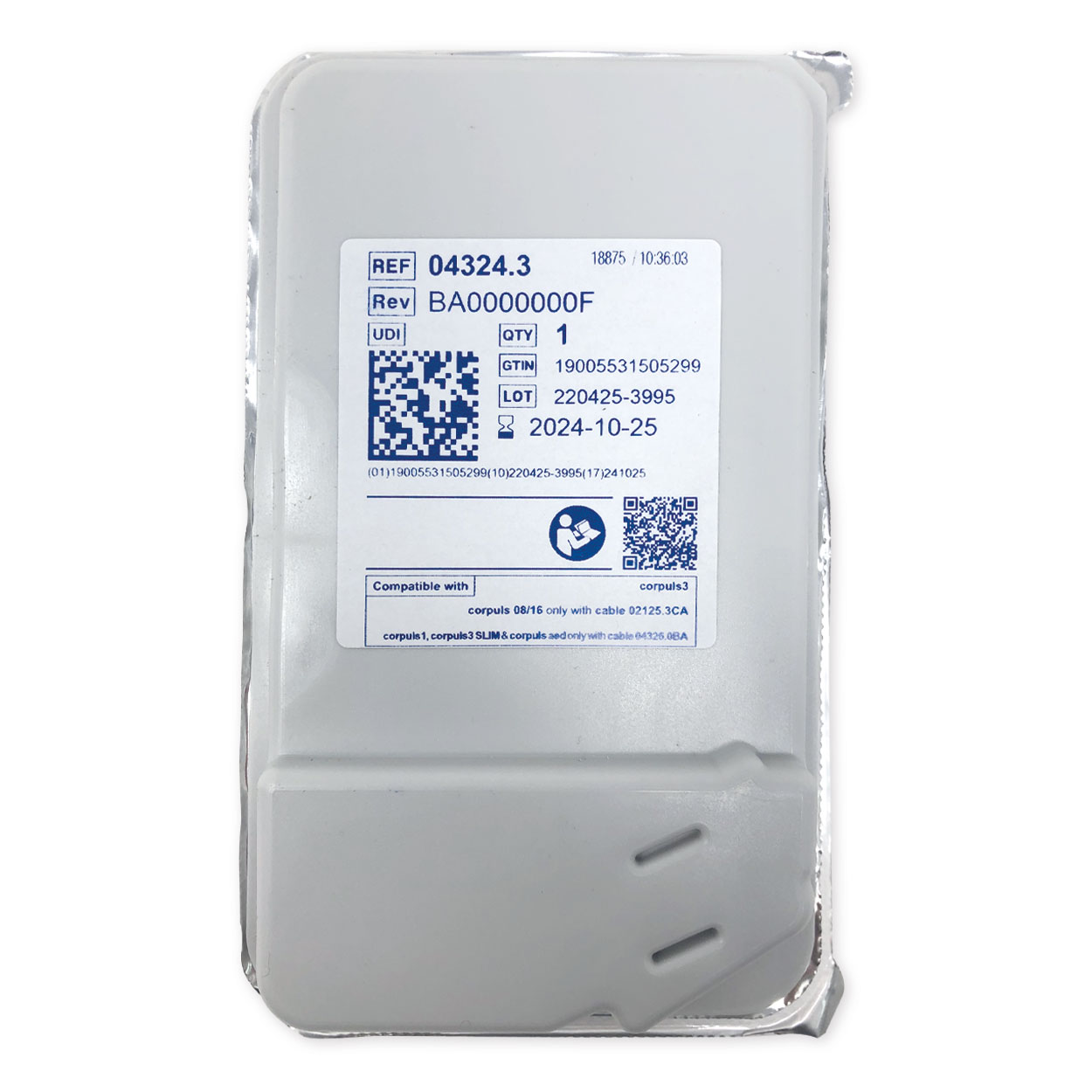 CorPatch easy Defibrillationselektroden für Erwachsene und Jugendliche für corpuls³ CorPatch easy Defibrillationselektroden für Erwachsene und Jugendliche für corpuls³
