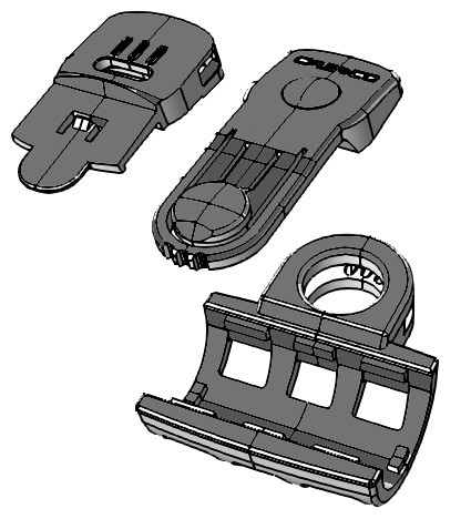 Adapterset Power Light für PF 100, Halterung für Stablampe