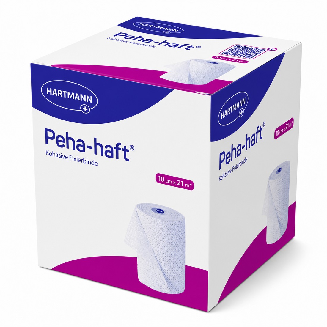 Peha-haft® 10 cm x 21 m, 1 Faltschachtel à 1 Rolle