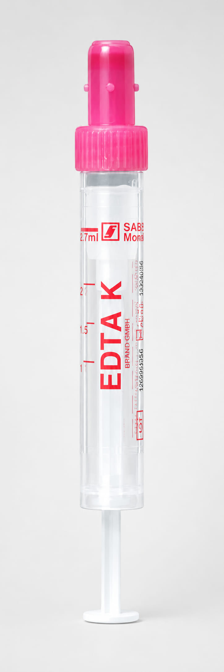 S-Monovetten K3-EDTA 2,7 ml, 75 x 13 mm Standarddruck, steril -  Packung à 50 Stück