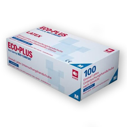 ECO-PLUS Untersuchungshandschuhe - Packung à 100 Stück