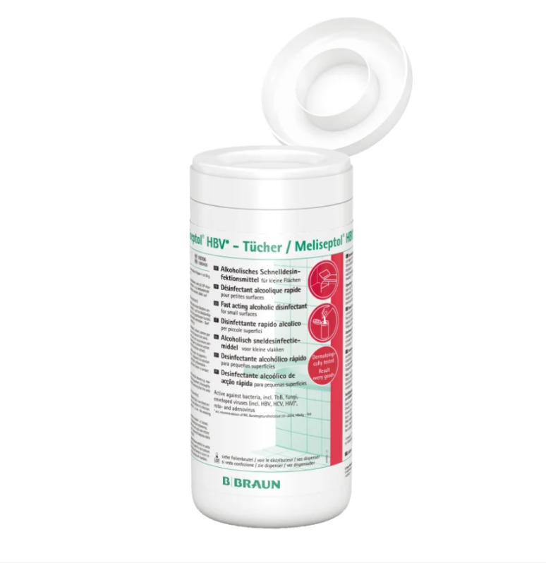 Meliseptol® HBV Tücher, 1 Spenderbox mit 100 Tüchern