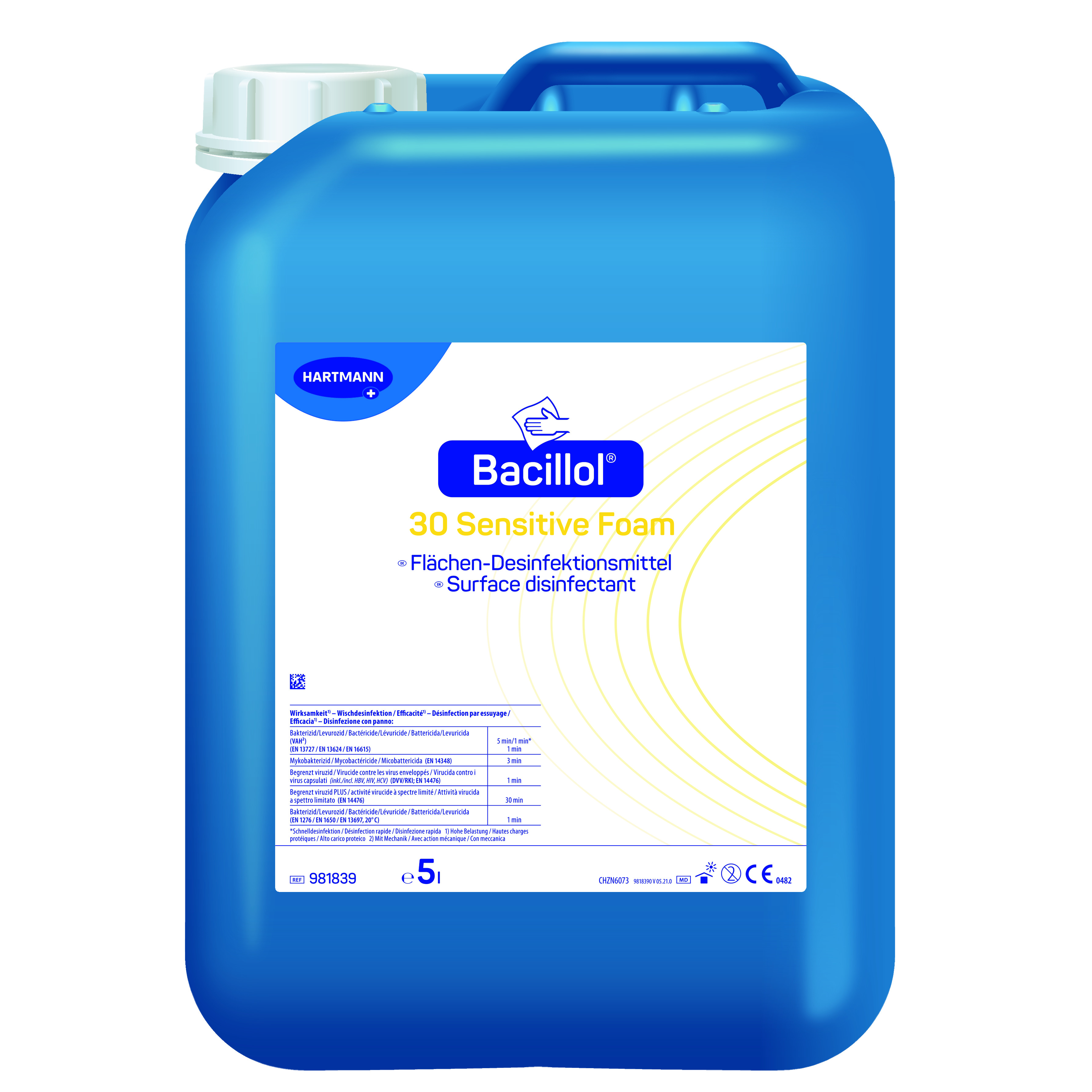 Bacillol® 30 Sensitive Foam - 5 Liter Kanister