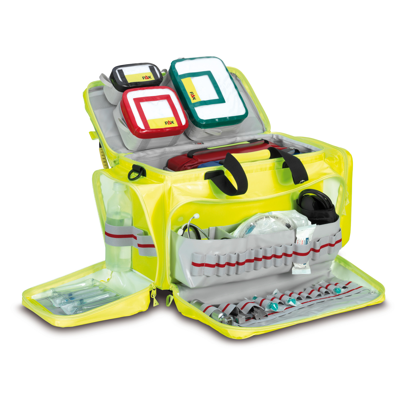 Notfalltasche Gladbach - 2019, PAX-Plan in tagesleuchtgelb
