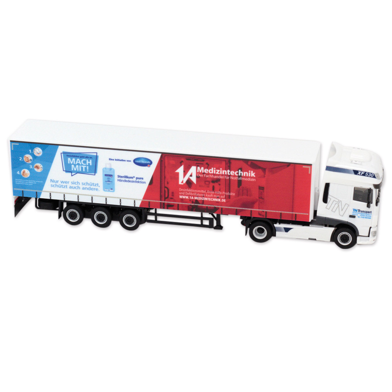 Herpa Modelltruck 1:87 DAF XF 530 SSC Euro 6