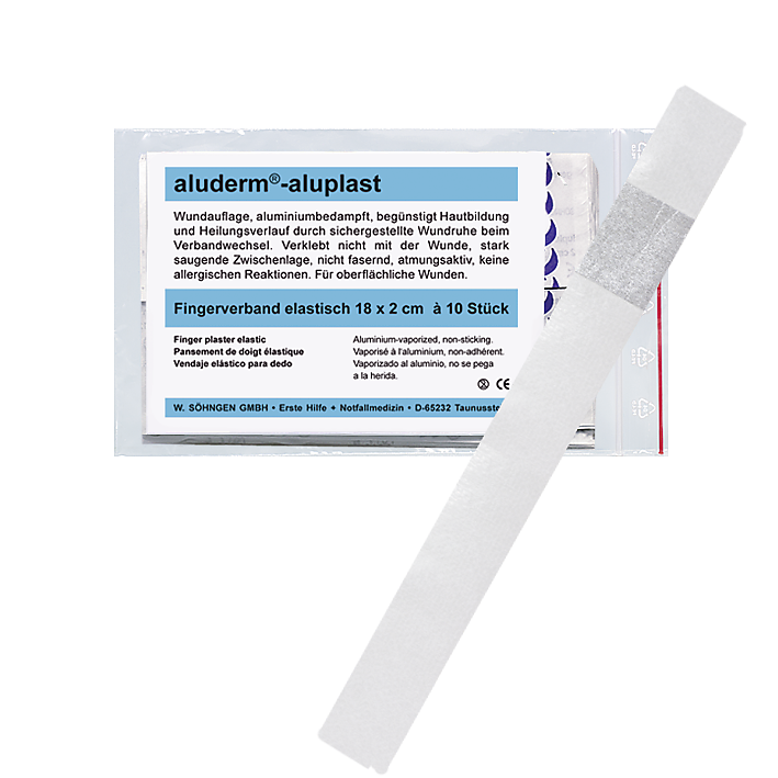 aluderm®-aluplast elastisch Fingerverband 18x2cm  10 Stück